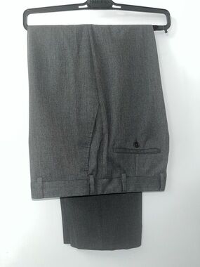 Armani Collezioni Men's Charcoal Gray Dress Pants Waist 35" EUC